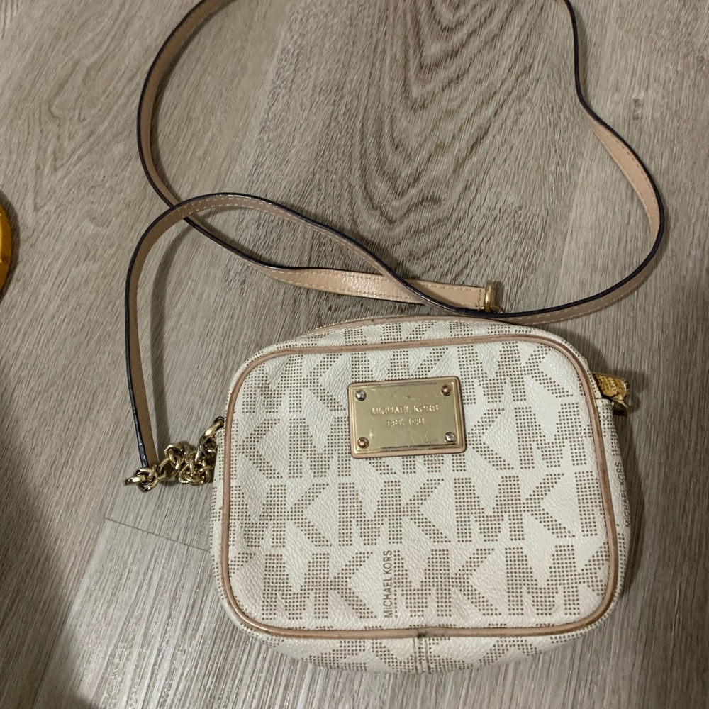 Tiny over the shoulder purse.
